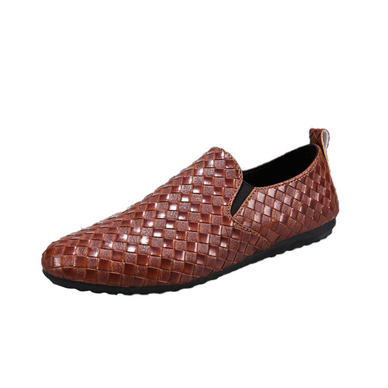 High Quality men's loafer shoe Brown